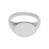 Fossil Unisex sieraden zilveren roestvrij stalen ring, JF0477404012