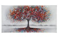 GILDE Afbeelding schilderij boom pomposa 60x120x4cm