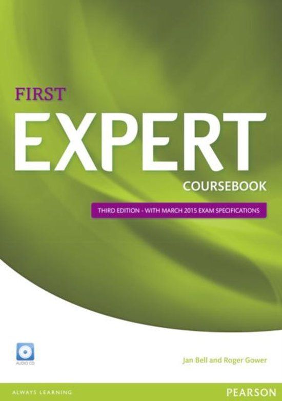 Longman Pearson EXPERT FIRST 3RD EDITION COURSEBOOK WITH CD PACK