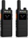 Retevis B63S talkie-walkie, ensemble radio PMR446 avec écouteur, RT622P (3.0), écran LCD, fonction VOX, USB-C, 1620 mAh, ensemble talkie-walkie mince pour 2 personnes, idéal pour les hôtels