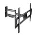 PRENDELUZ Wandhouder voor monitor/tv van 37 tot 70 inch (94-178 cm) met draaischarnier TooQ in zwart