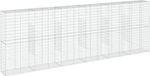 vidaXL Mur en gabion - 600x50x200 cm - Argent - Fer