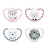 NUK Perfect Match Air Fopspenen | 18-36 Maanden | Orthodontische Fopspenen die Luchtstroom Bevorderen & Speekseluitslag Voorkomen | 95% Baby Acceptatie** | Assorti | 4 Stuks