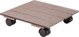 Form Plastic Plantenpot Trolley - Composiet - Bruin - Vierkant - 30 x 30 cm