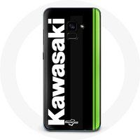 Maniacase Hoesje voor Samsung Galaxy A8 Plus Kawasaki Logo
