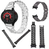 Wigento Samsung Galaxy Watch 6, 5, 4, Normal, Pro, Classic, alle maten, roestvrij staal, diamant