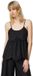 Twinset Femme crop top Noir Sans manches Fleuri Broderie Popeline Coton 100% Polyester 100% Taille 42