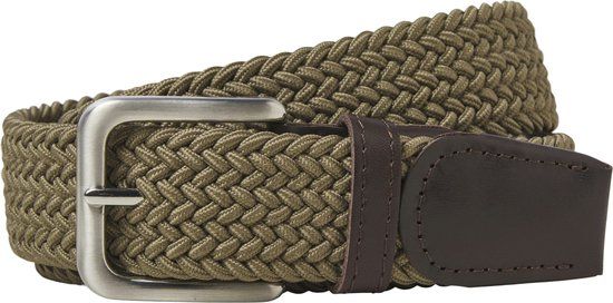 JACK&JONES JACSPRING WOVEN BELT NOOS Heren Riem Oxford Tan