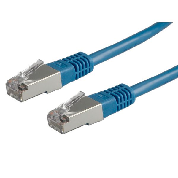 VALUE S/FTP Patchkabel Cat.6 (Class E) RJ45 Mannelijk naar RJ45 Mannelijk 5 m Blauw
