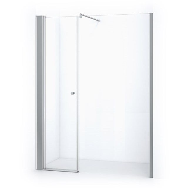Maxaro Douchewand met Draaideur Zircon Comfort 160cm Chroom