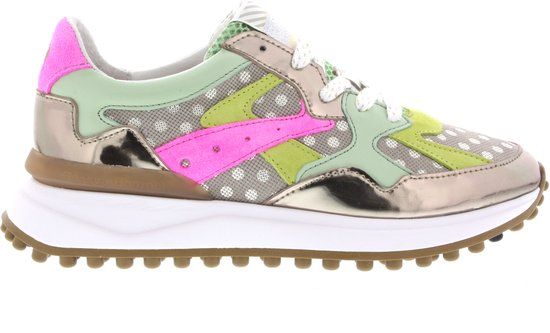 Floris van Bommel Dames Sneakers Noppi 46.08 Brons - Maat 40