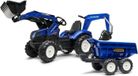 Falk Trekker New Holland avec remorque