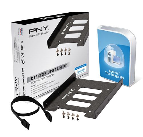 PNY Desktop Upgrade Kit - HDD Behuizing - Universeel - Zwart - 2.5"