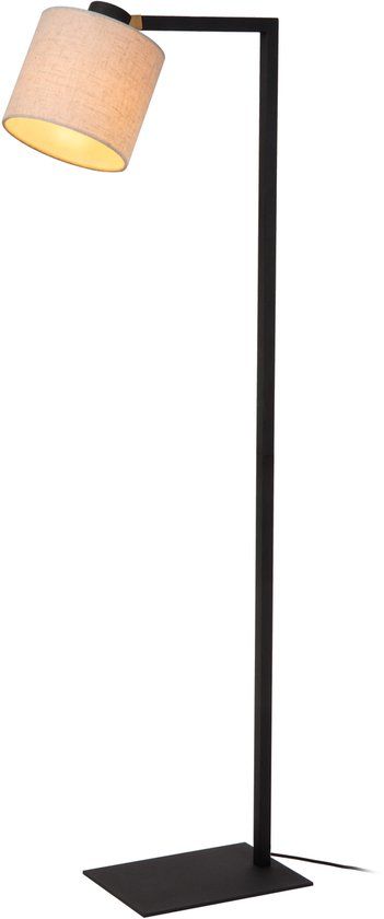 Lucide LESLEY - Vloerlamp - 1xE27 - Zwart