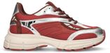 Sacha - Dames - Rode sneakers met zilveren metallic details - Maat 39
