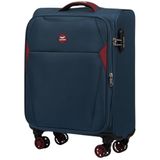 Wings Handbagagekoffer 20 inch, blauw, 42 l, licht, 4 wielen, telescopische handgreep, S, blauw, 56,5 x 39,5 x 22, koffer