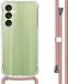 iMoshion Hoesje Samsung Galaxy A35 - Backcover met Koord - Rosé Goud