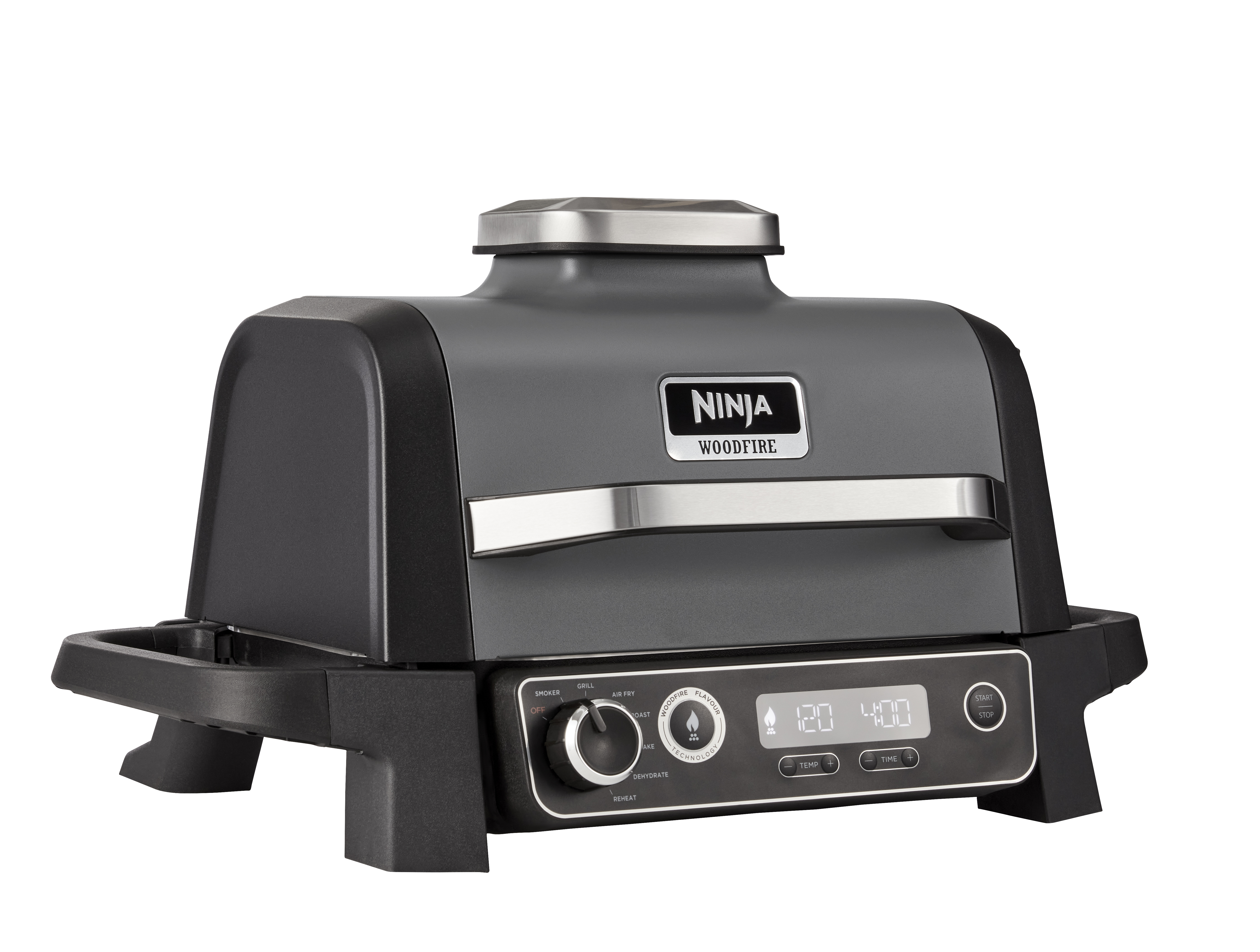 Ninja Woodfire Outdoor Grill - Black - 2400W