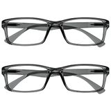 Leesbril The Reading Glazen Leesbril Grijs +2,00