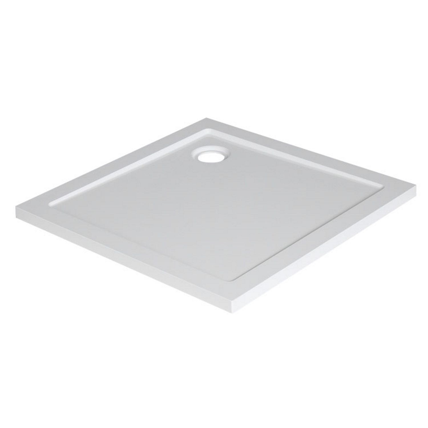 Xellanz Douchebak Luxe SMC Vierkant 80x80x4 cm Wit