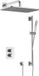 Hotbath Gal - GL106 - Inbouw Regendoucheset - Chroom - Thermostatisch - Wandarm 35 cm - Hoofddouche 270x400 mm - Staafhanddouche - Glijstang 900 mm