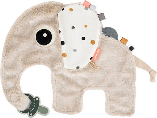 Done By Deer Cozy Friend Elphee Sand - Speendoekje - Blauw