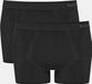 sloggi men GO Smooth Short 2P Heren Onderbroek - Zwart - Maat S