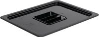 Vogue U475 Polycarbonaat Deksel - Zwart - GN1/2