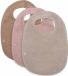 Jollein Baby Slab Badstof Katoen Met Klittenband Slabbetjes 3 Stuks Wild Rose/Nougat/Biscuit