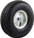 Tarsus Wiel 3.50-4 - Luchtband - Kunststof Velg - 20mm As - 136 kg Hefvermogen