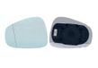 Alkar 6410464 Glas de rétroviseur chauffé convexe avec support - Bleu