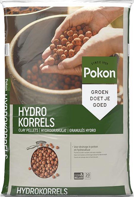 Pokon Hydrokorrels - 20l - Kleikorrels - 8800 g - 8711969004177