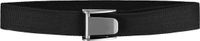 WW4A Huismerk WW4A Riem met stalen gesp, unisex, polyester, zwart, 95 cm