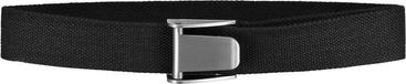 WW4A Huismerk WW4A Riem met stalen gesp, unisex, polyester, zwart, 95 cm