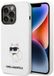 Karl Lagerfeld Silicone Choupette - Beschermhoes - iPhone 14 - Wit