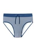 Schiesser Zwembroek Slip Heren - Ocean Swim - blauw