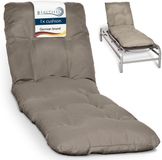 Beautissu Flair RL Ligbedkussen 190x60x8 cm Taupe