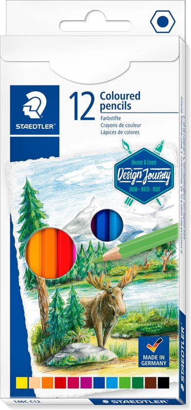 Staedtler Design Journey kleurpotlood, 12-pak kartonnen doos