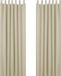 Deconovo Verduisteringsgordijnen, beige, set van 2, 245x140