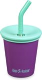 Klean Kanteen Kid Drinkbeker met Rietjesdeksel - 296ml - Sparkling Grape