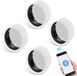 VEVOR Set de 4 haut-parleurs encastrables haut-parleurs de plafond 150W Bluetooth