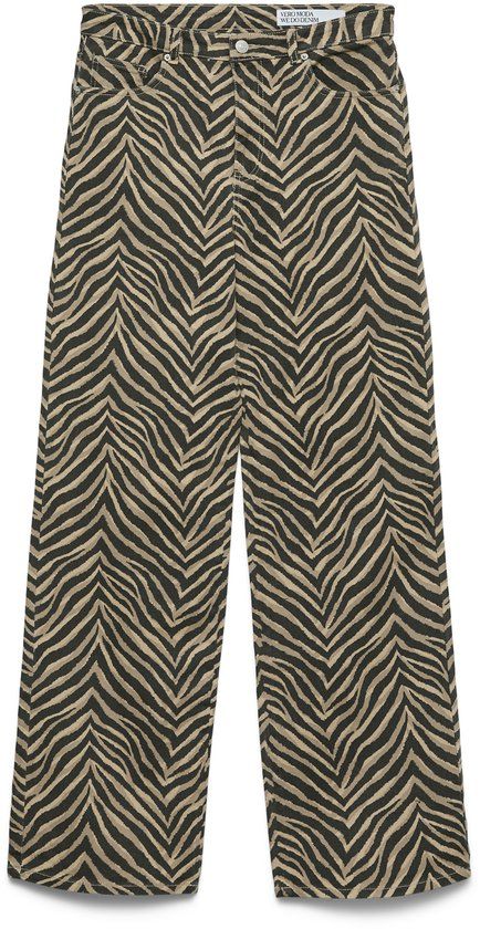 Vero Moda Tessa High Rise Wide Stretch AOP Jeans Dames - Maat 33/32