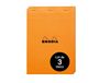 RHODIA 18200Amzc - Set van 3 Geniete Notitieblokken N°18 Oranje - A4 - Kleine Ruitjes - 80 Afscheurbare Vellen - Clairefontaine Wit Papier 80 g/m - Soepele en Stevige Omslag in Gecoat Karton