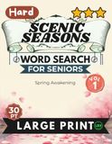 Hard Scenic Seasons Vol 1 Word Search for Seniors Large Print