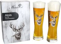MamboCat Set van 2 bierglazen Alois