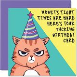 Rude Appy Effin' Rude Birthday Card