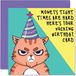 Rude Appy Effin' Rude Birthday Card