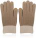 LGT JWLS Khaki Gebreide Dameshandschoenen - Katoen - Gestreept - One Size