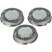 vhbw 3 têtes de rasoir compatibles avec Philips HQ22, HQ220, HQ222, HQ240, HQ2405, HQ242, HQ2425, HQ26, HQ2610, HQ262, HQ2810 Rasoir électrique Argent