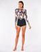 Rip Curl Dames Shortie Gbomb L/Sl Boyleg Spring - Black/Gold 8
